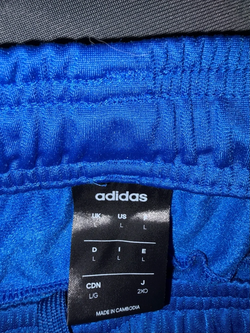 adidas Royal Blue Men's /Boys Jogger Pants with Black Side Stripes